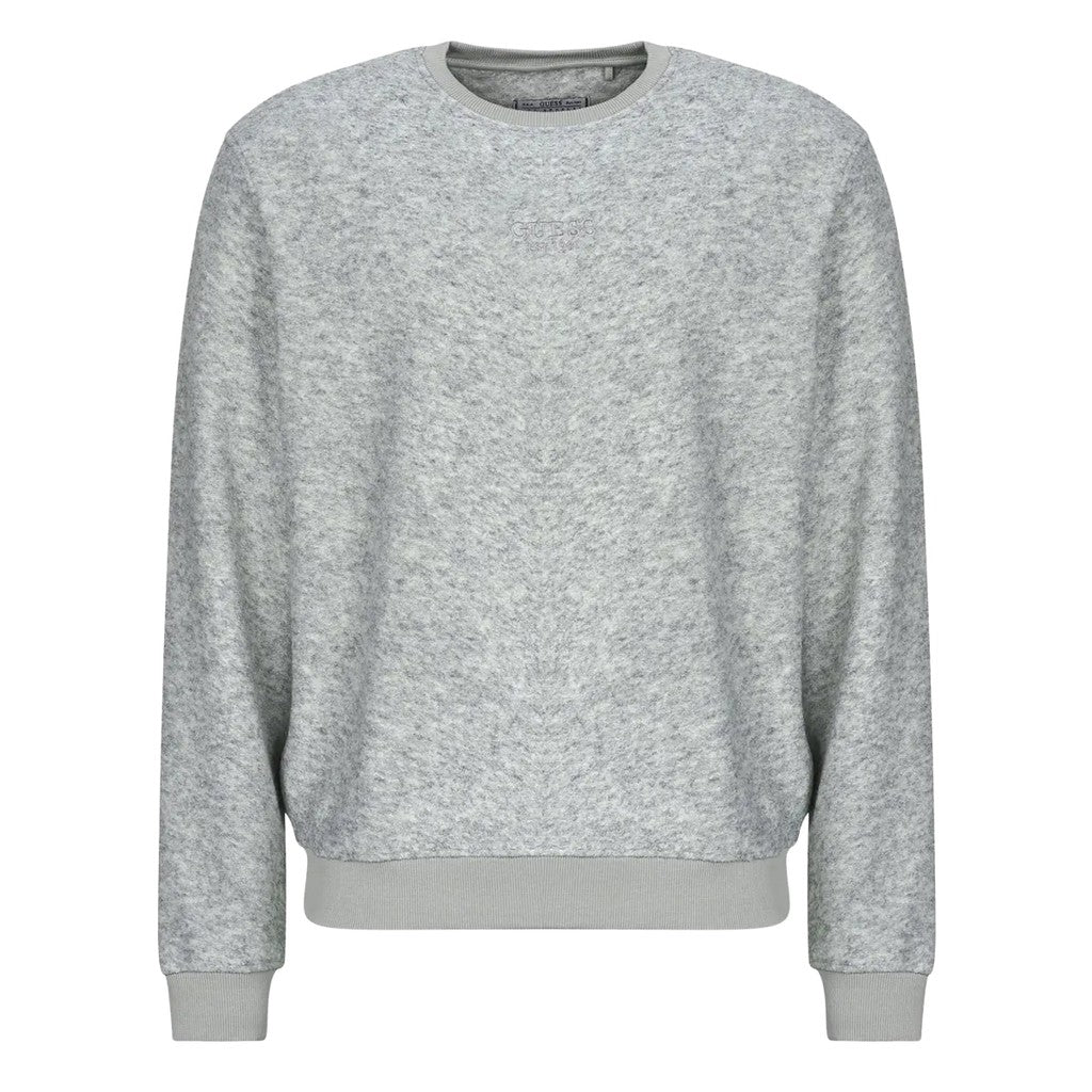 Guess Sweater met logoborduring – Steengrijs