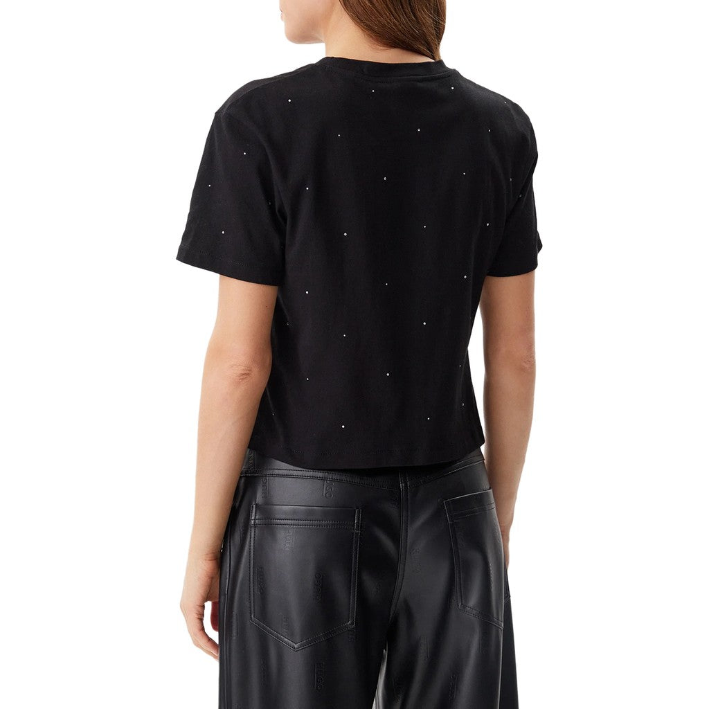 Guess T-shirt met logoprint Dames – Zwart