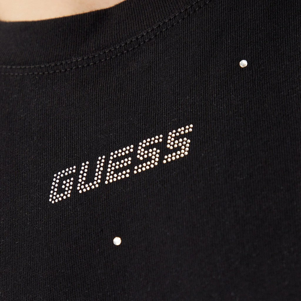 Guess T-shirt met logoprint Dames – Zwart