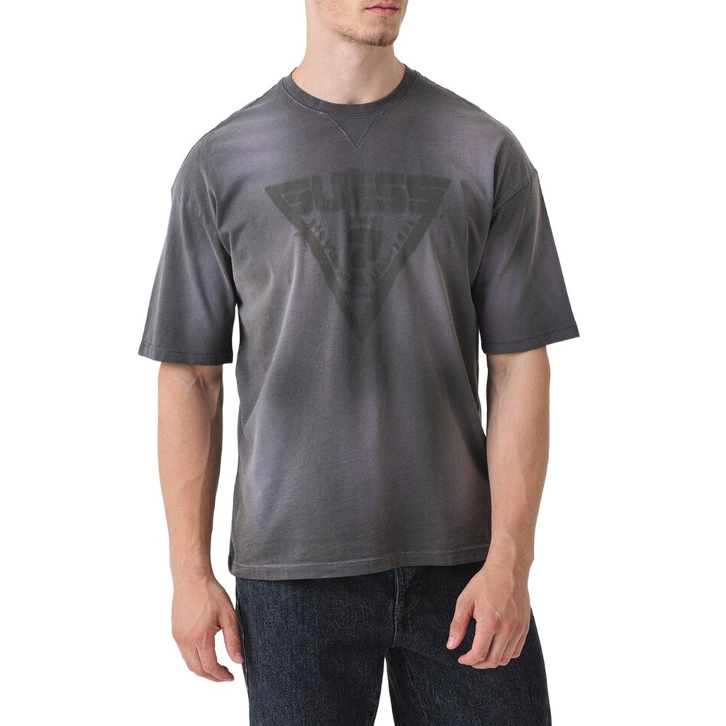 Guess T-shirt met logoprint Heren – Donkergrijs