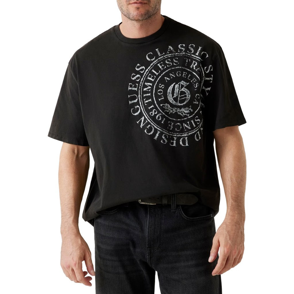 Guess T-shirt met logoprint Heren – Meerkleurig