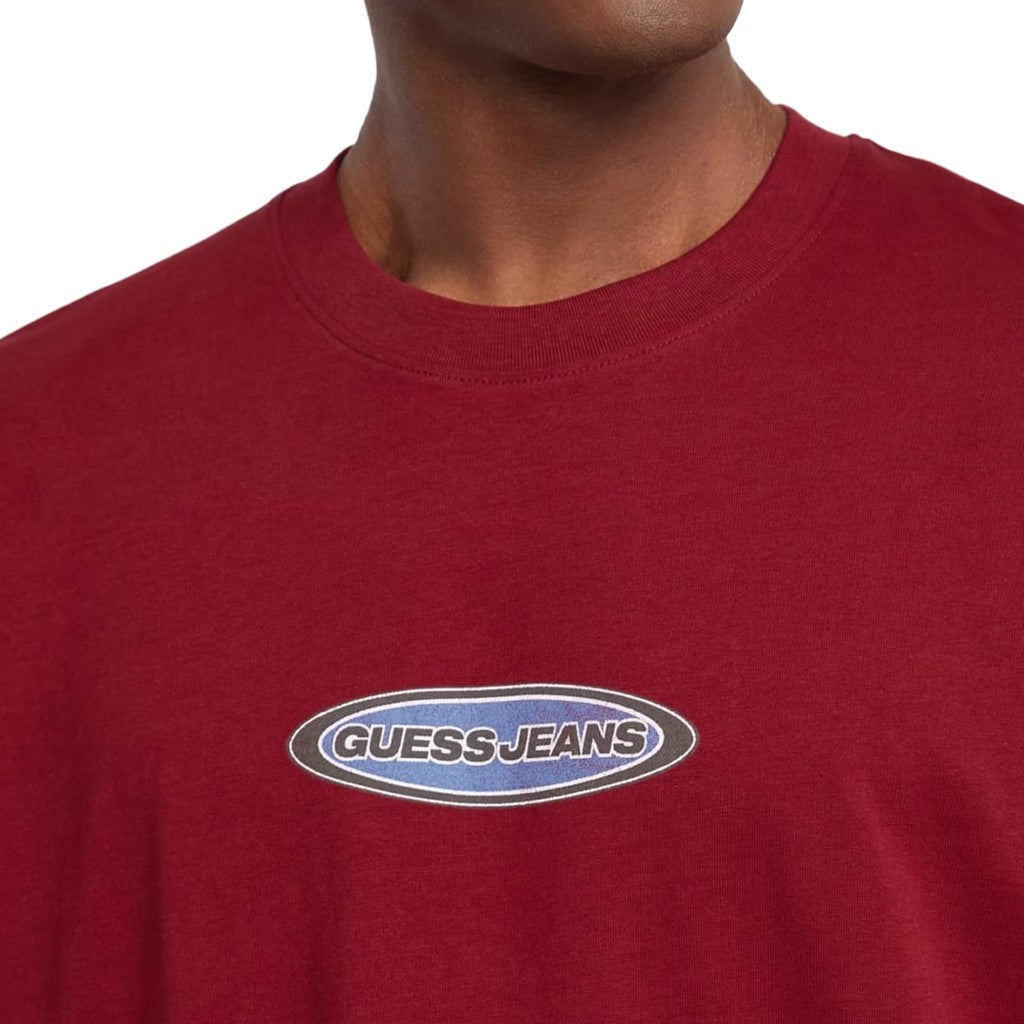 Guess T-shirt met logoprint Heren – Rood