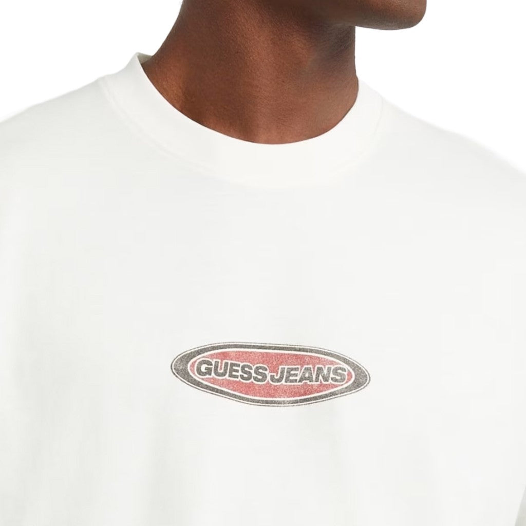 Guess T-shirt met logoprint Heren – Wit