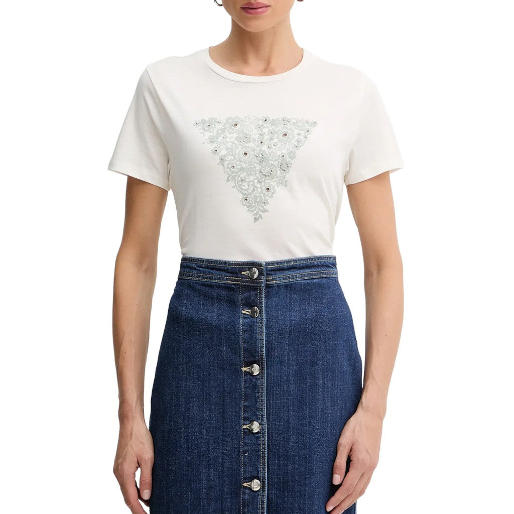 Guess T-shirt met print Dames – Wit
