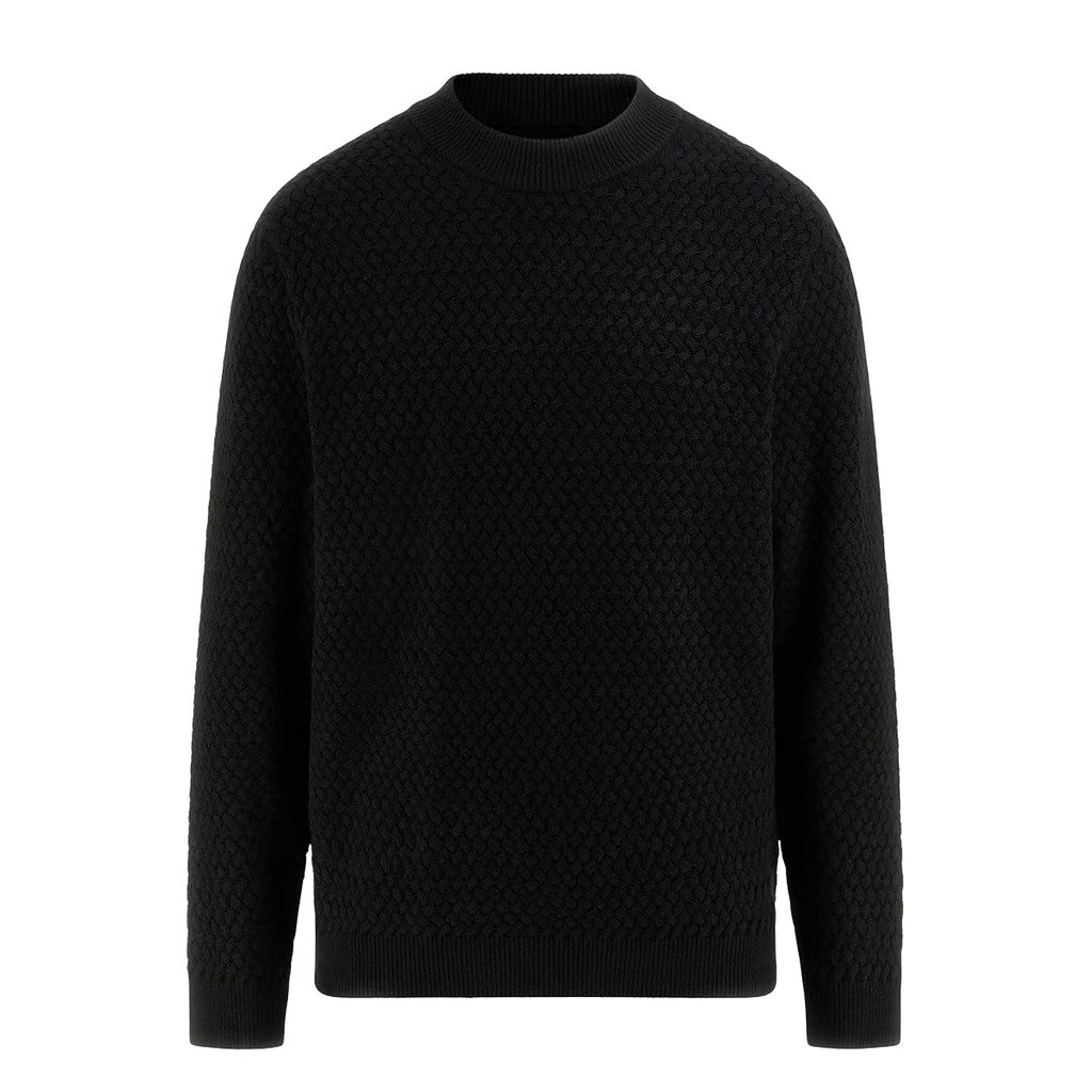 Guess Trui met opstaande kraag Heren – Zwart