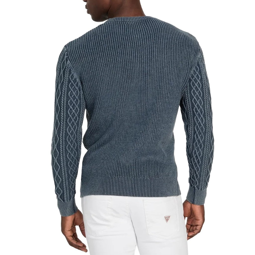 Guess Trui met ronde hals Heren – Blauw