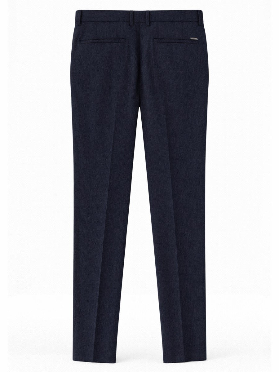 Boss H-Genius Wollen Broek – Marineblauw