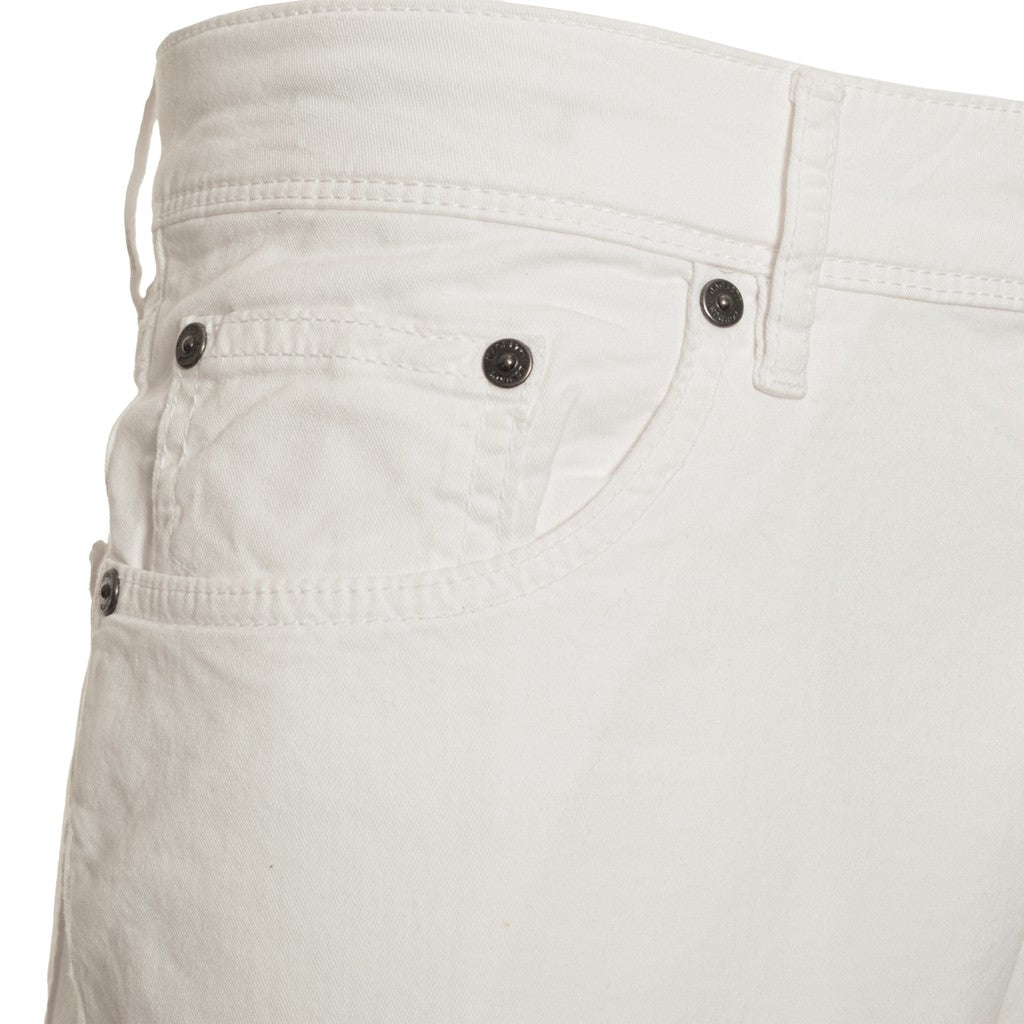 Hackett Broek met logoborduring – Wit