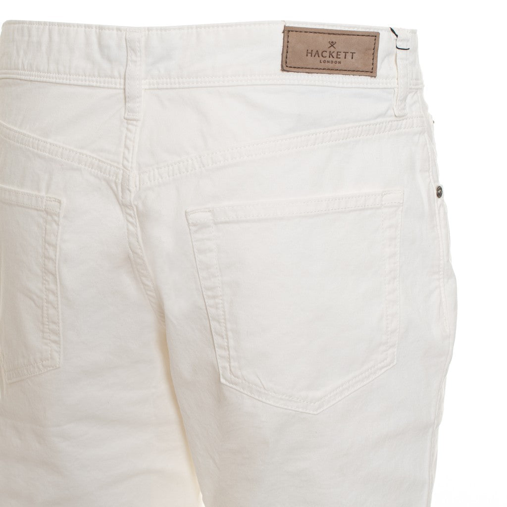 Hackett Broek met vijf zakken – Wit