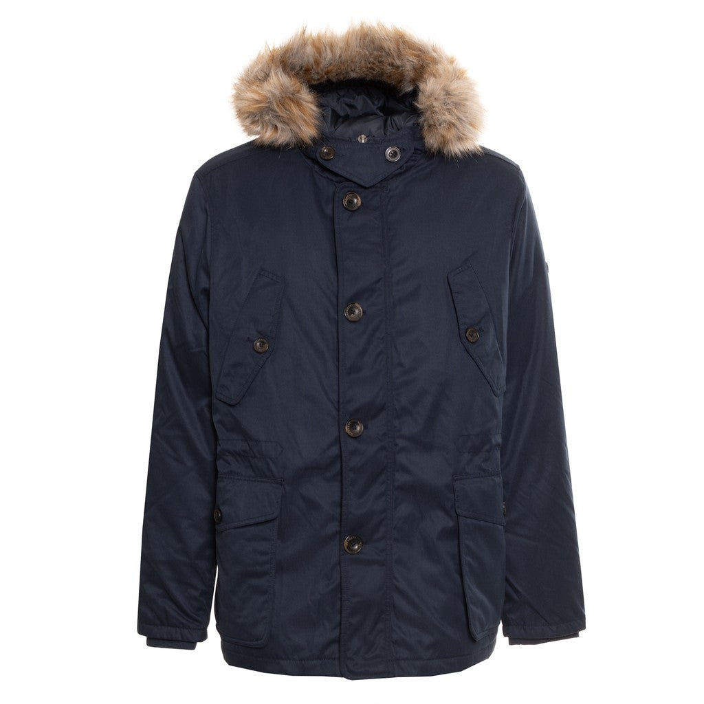 Hackett Jas met capuchon – Donkerblauw
