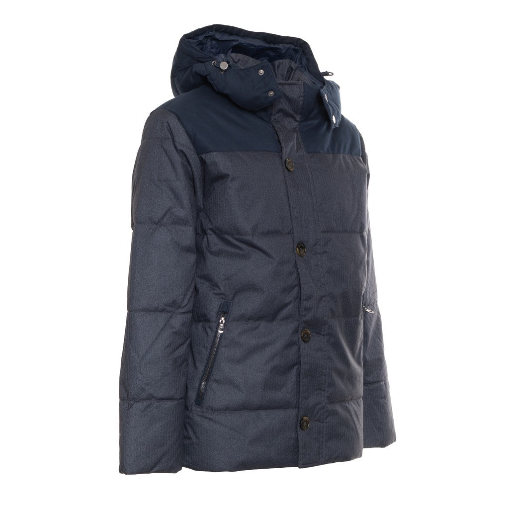 Hackett Jas met capuchon – Donkerblauw