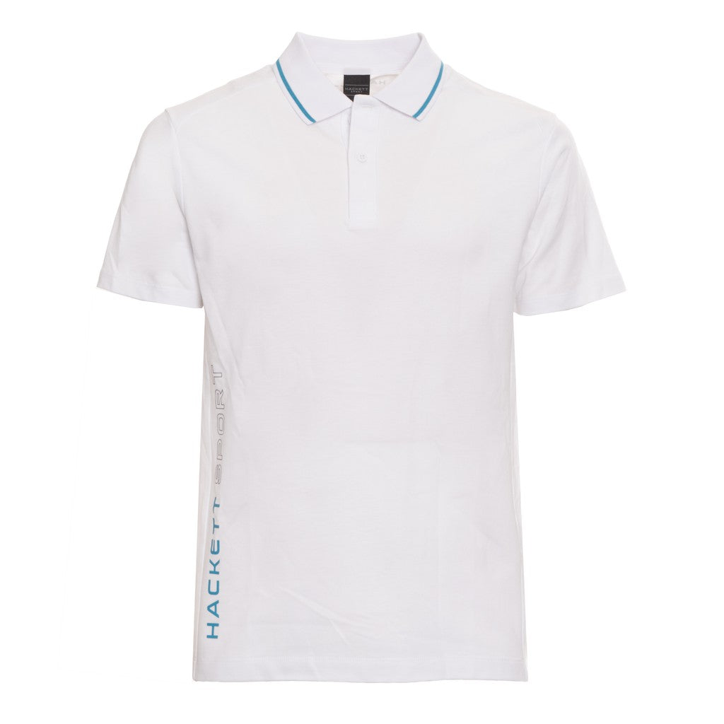 Hackett Polo – Wit / Lichtblauw