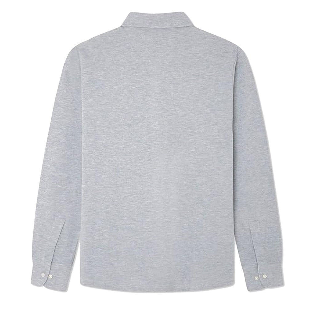 Hackett Polo met logoborduring – Lichtgrijs