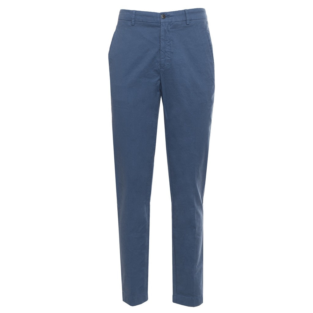 Hackett Slim fit broek – Middenblauw