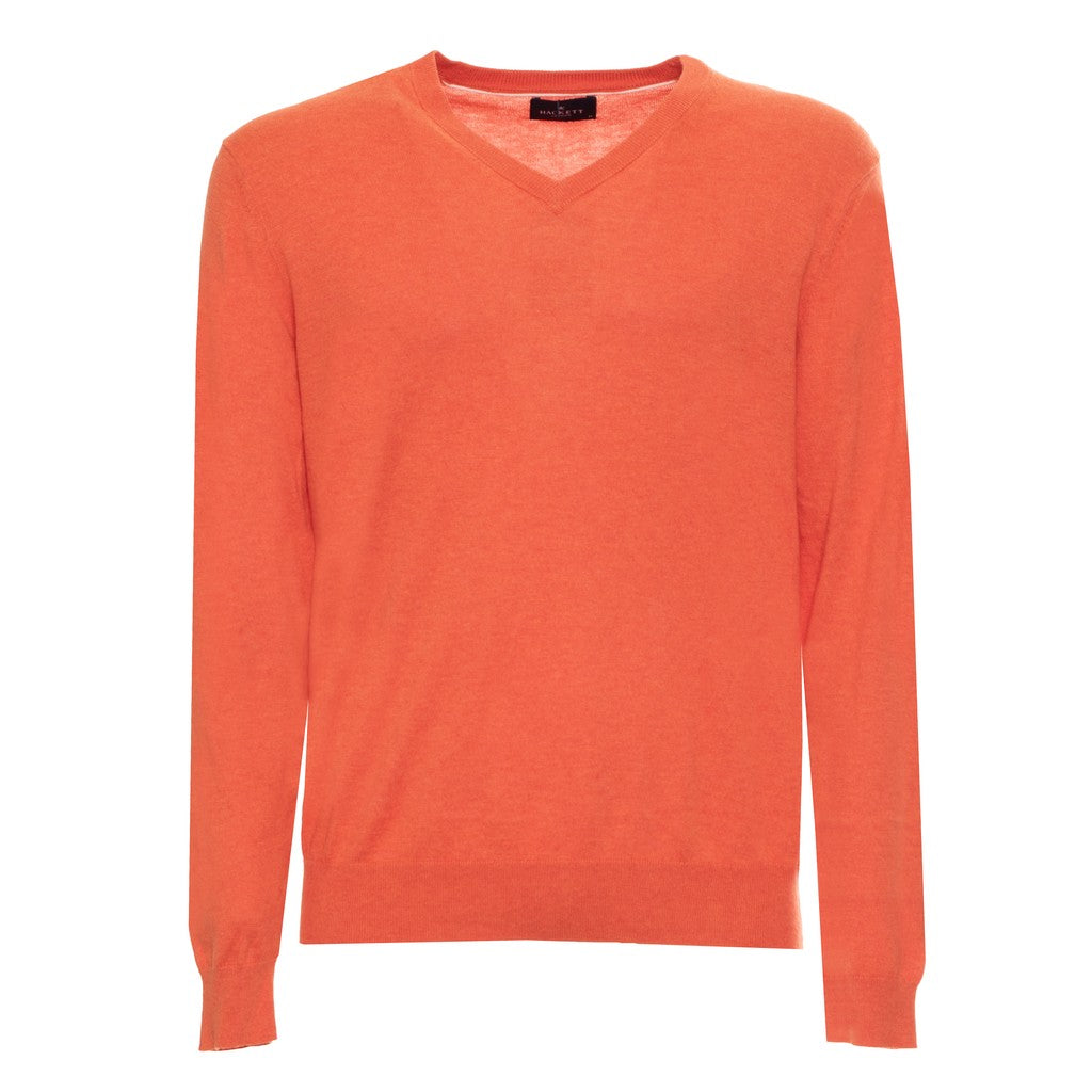Hackett Trui met V-hals – Oranje