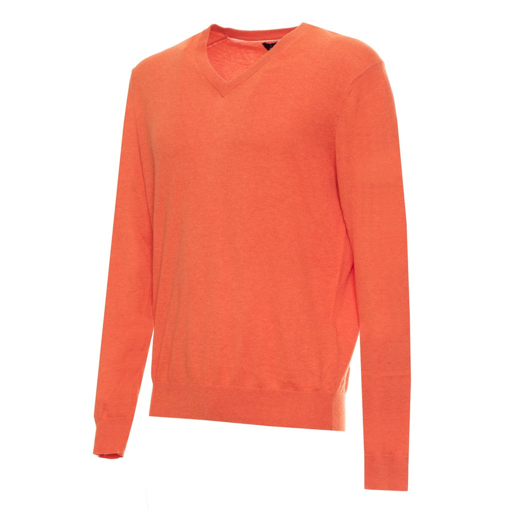 Hackett Trui met V-hals – Oranje