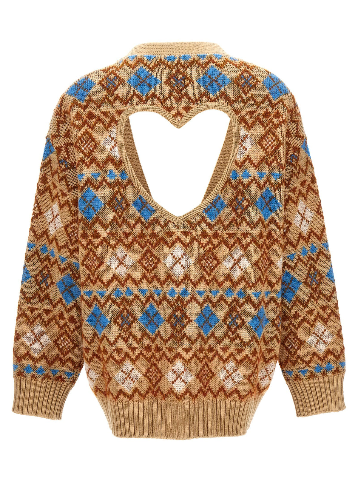 Dsquared2 Heart Vintage Shetland Vest – Meerkleurig