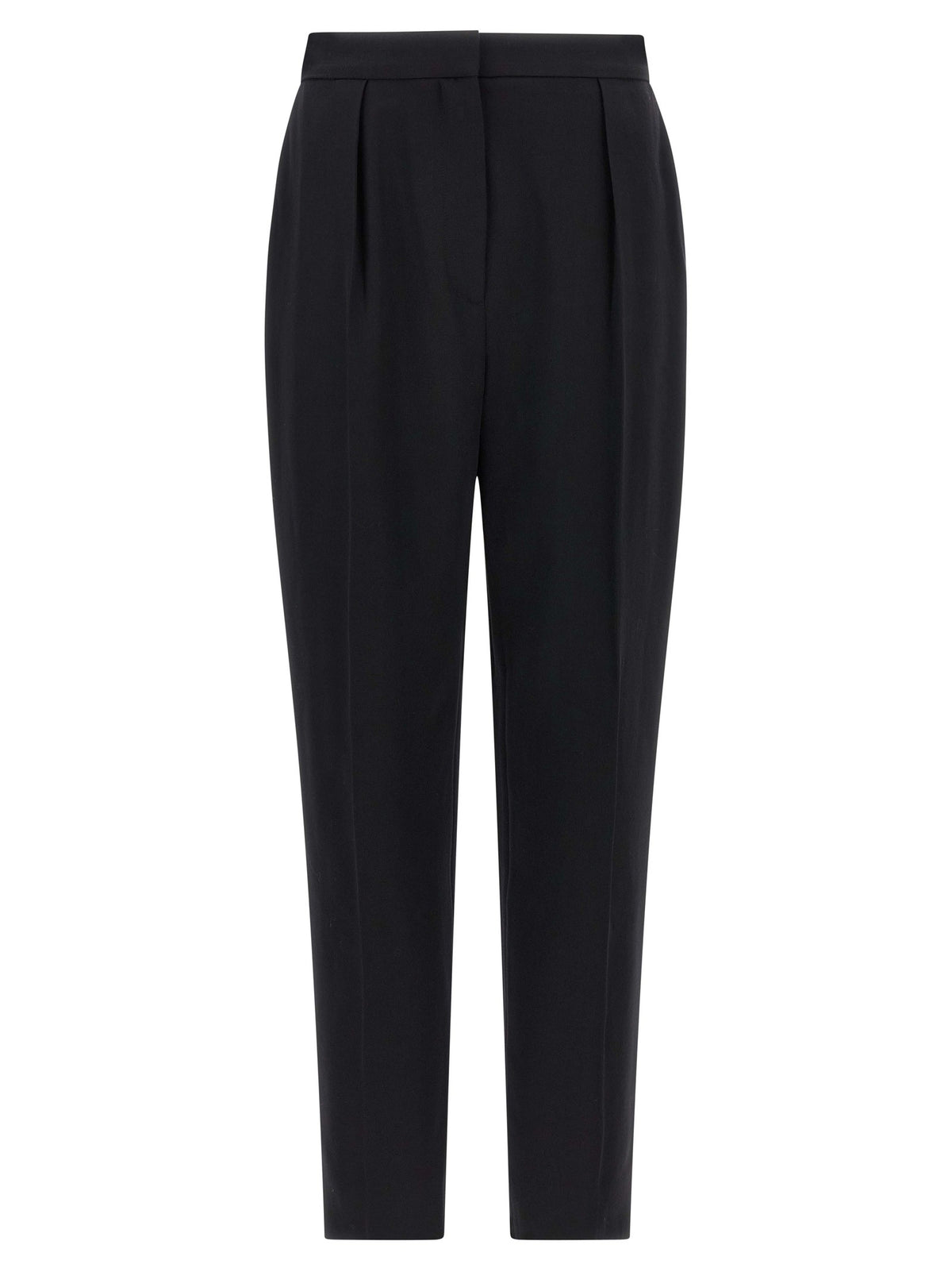 Balmain Hoge Taille Broek – Zwart