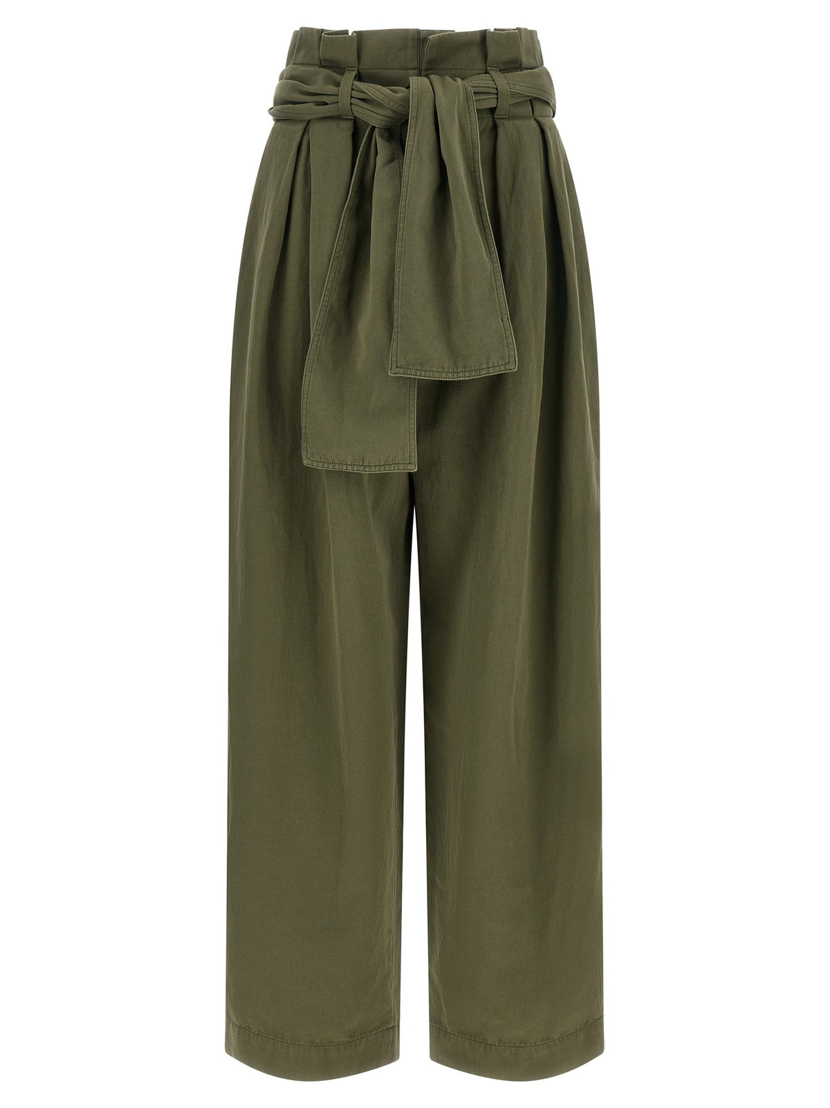 Balmain Hoge Taille Broek – Groen