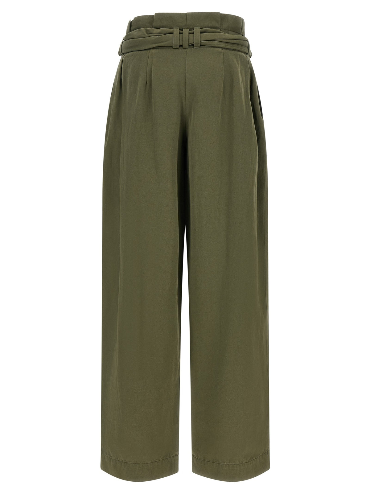 Balmain Hoge Taille Broek – Groen
