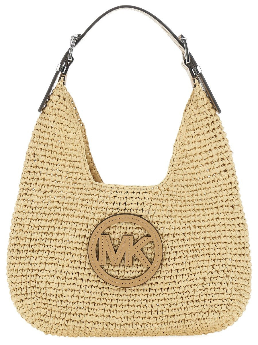 Michael Kors Nolita Hobo-schoudertas – Naturel