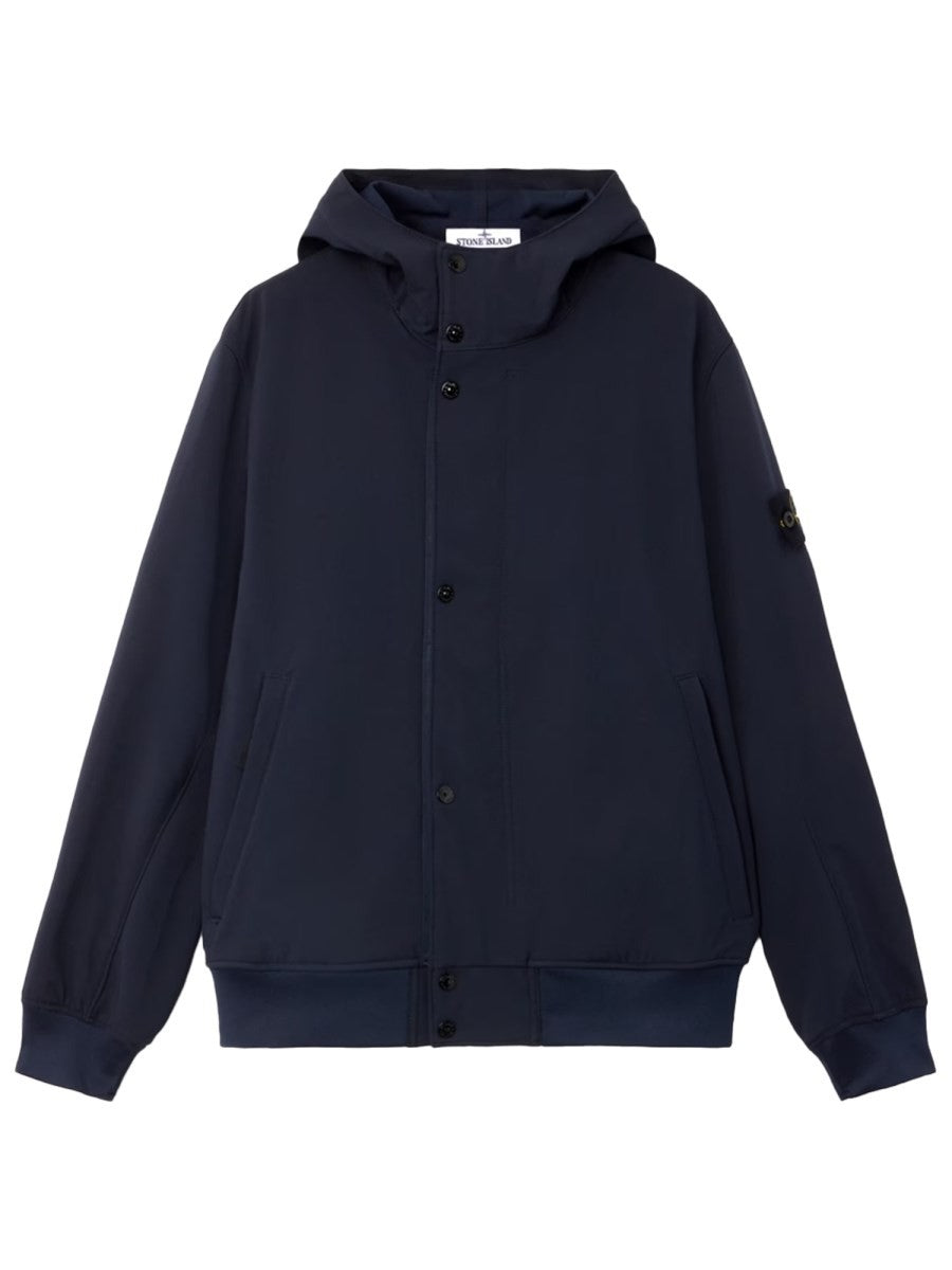 Stone Island Parka met capuchon – Marineblauw