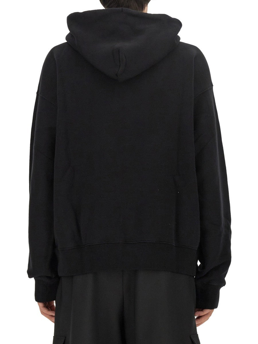 Off-White Oversized Hoodie – Zwart
