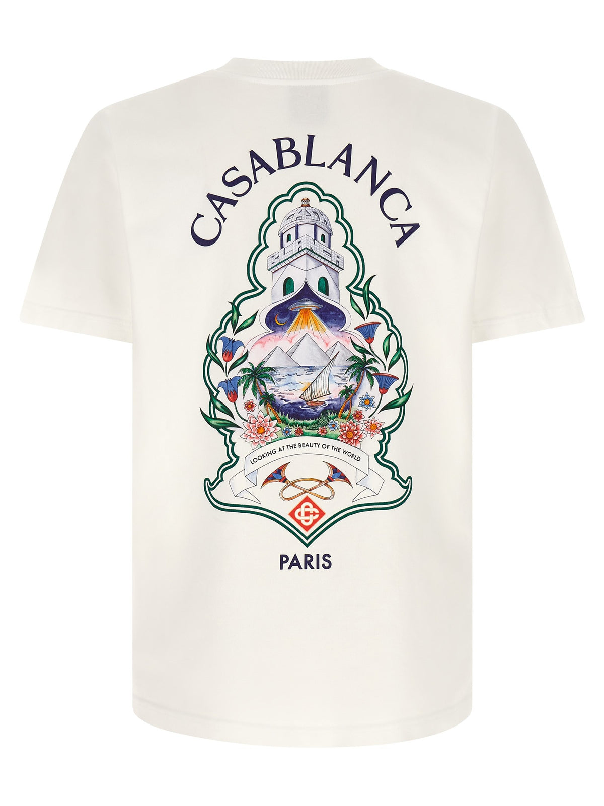 Casablanca Hotel Emblem T-shirt – Wit