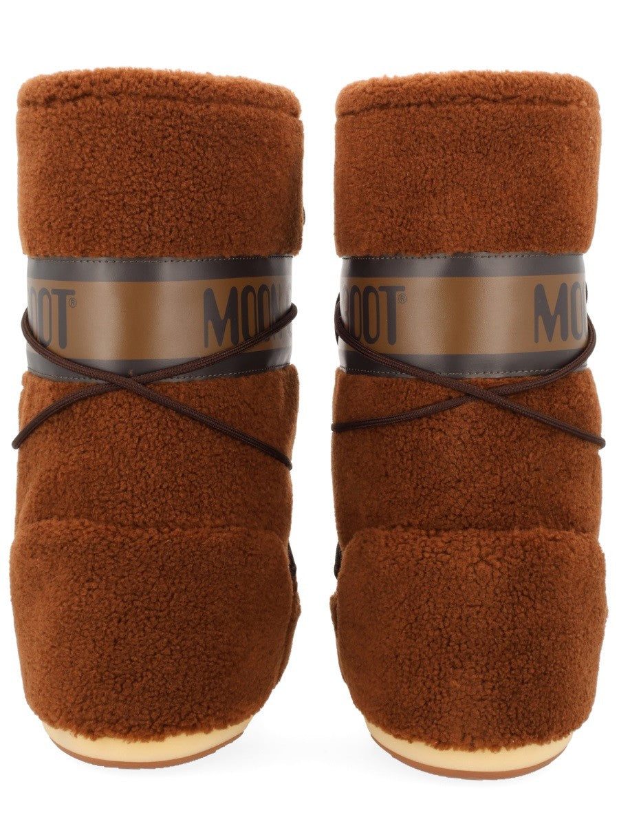 Moon Boot Icon Laarzen met Logo – Bruin