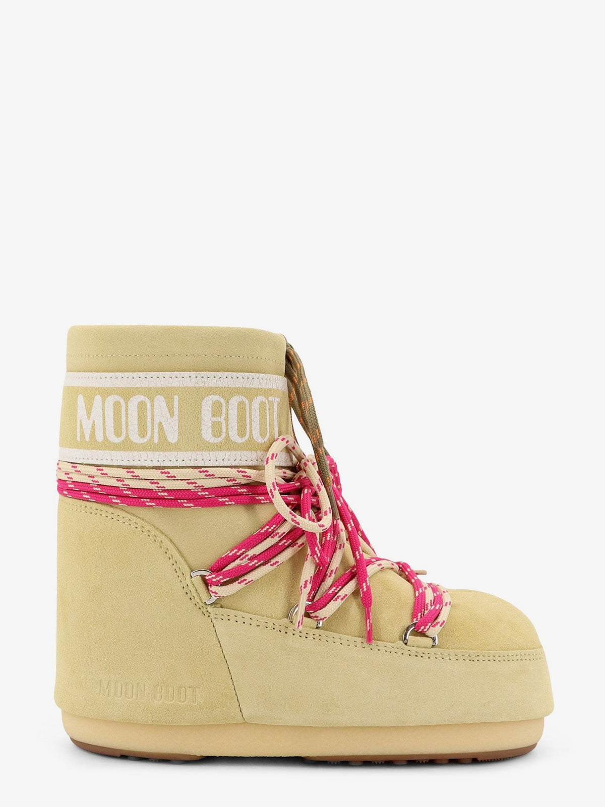 Moon Boot Icon Low Suède Enkellaarzen – Lichtgeel