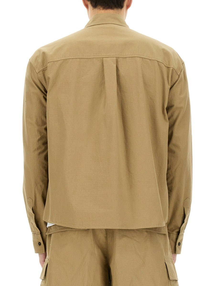 Dsquared2 Icon Ripstop Overhemd – Bruin