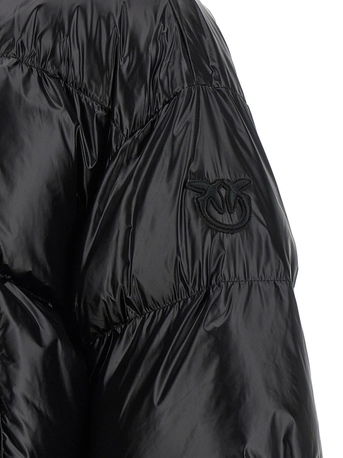 Pinko Impasto Korte donsjas – Zwart