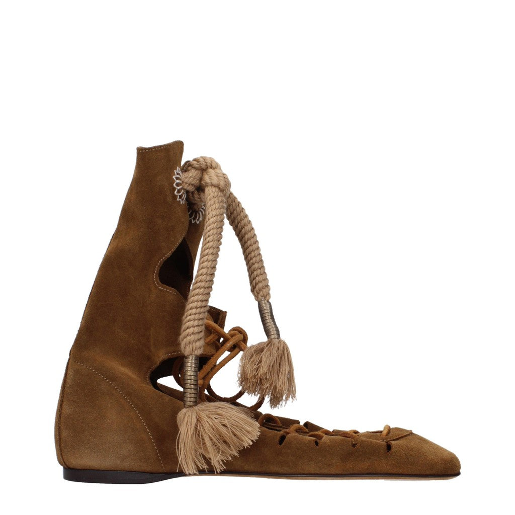 Isabel Marant Enkellaarzen – Cognac