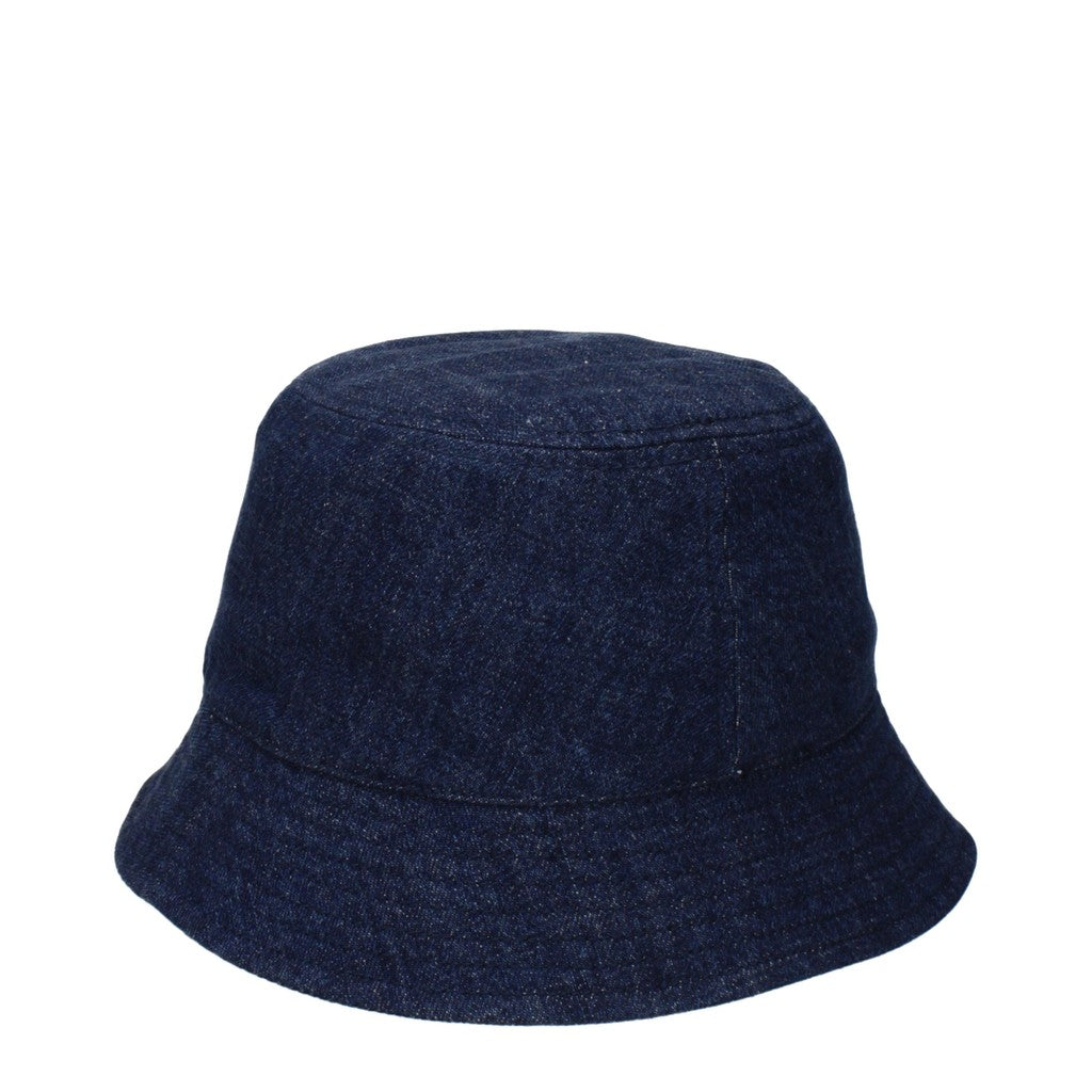 Isabel Marant Katoenen vissershoed met logo – Donkerblauw
