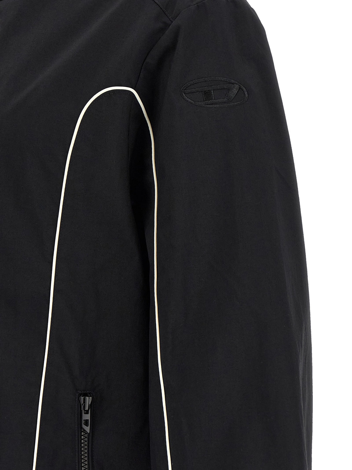 Diesel J-Hives Jas met capuchon – Zwart