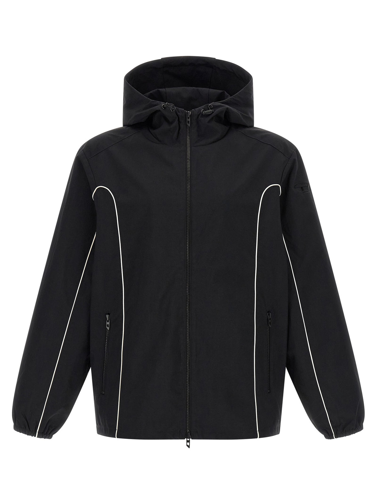 Diesel J-Hives Jas met capuchon – Zwart