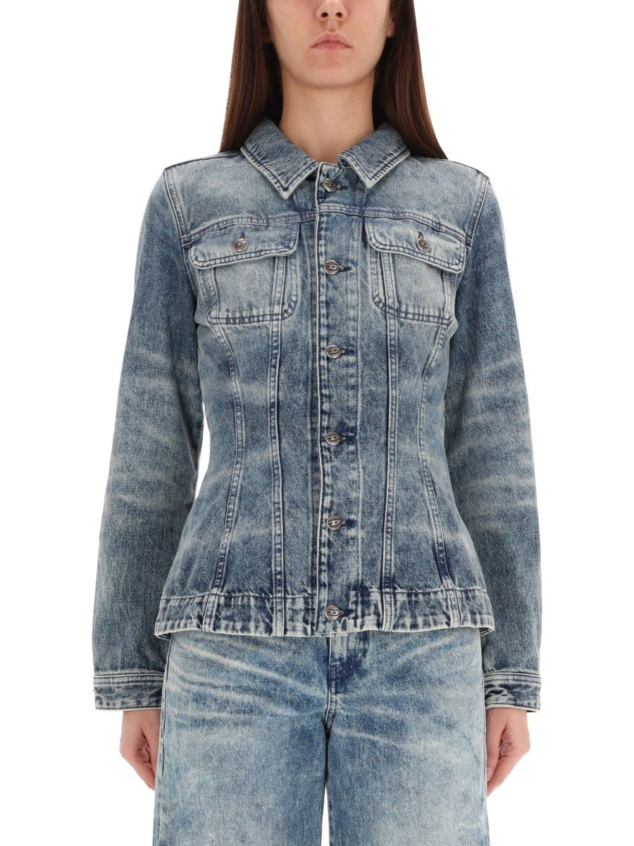 Diesel D-Katerin-Fsh Spijkerjas – Middenblauw