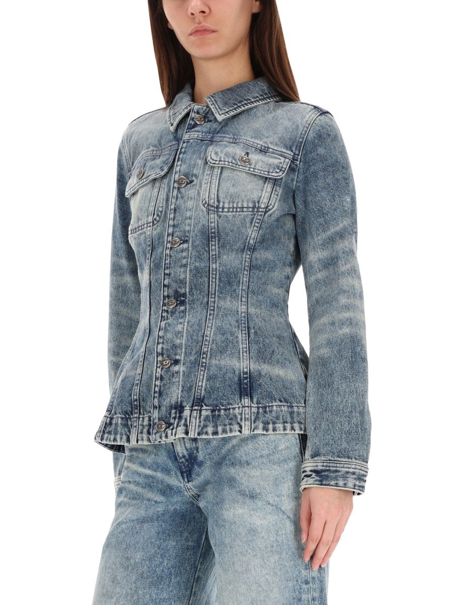 Diesel D-Katerin-Fsh Spijkerjas – Middenblauw