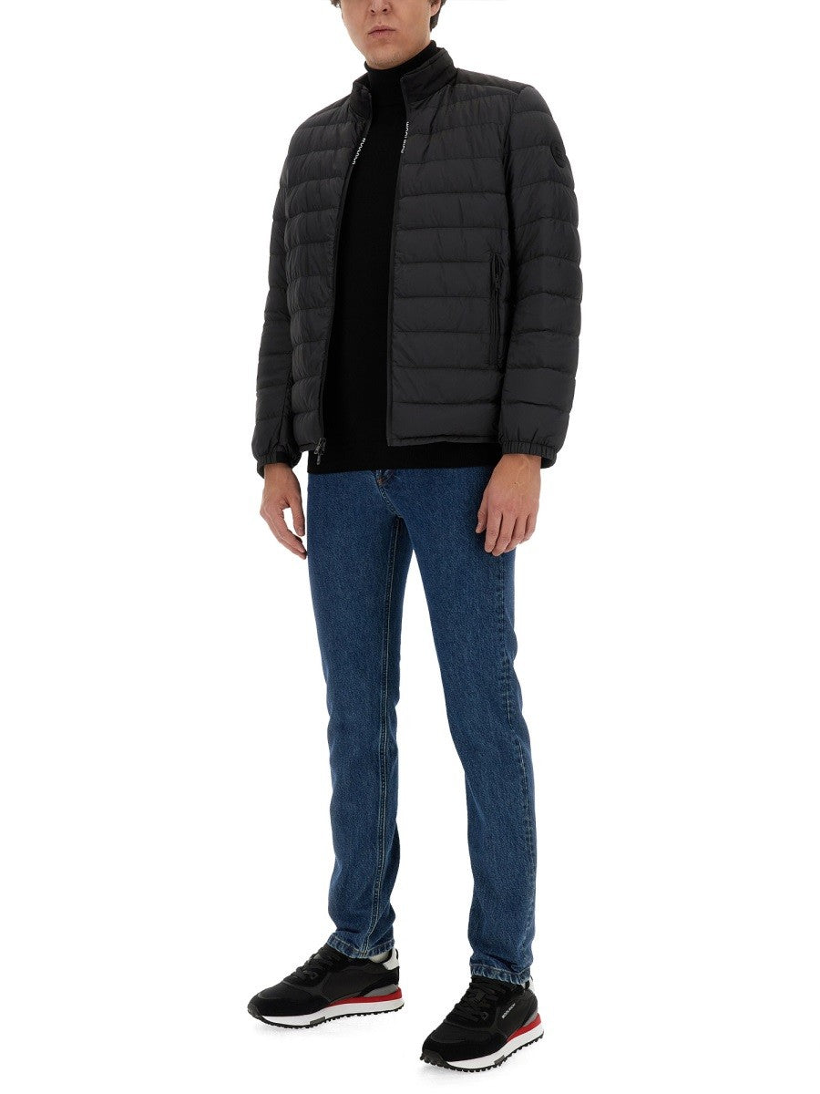 Woolrich Jas met Logo – Zwart