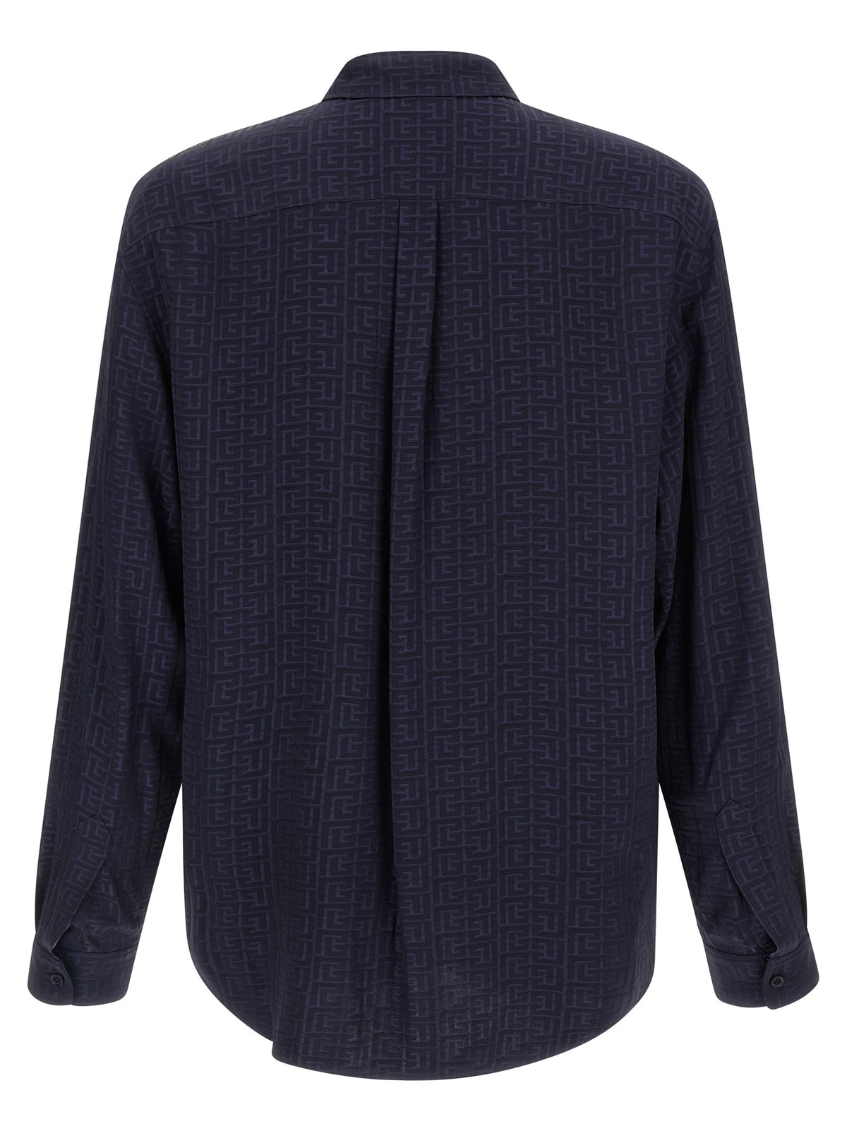 Balmain Monogram Overhemd – Blauw