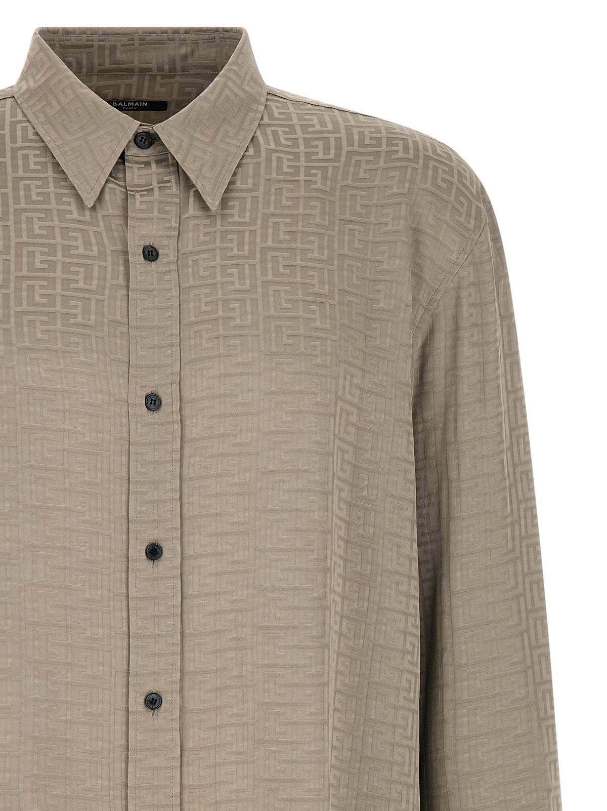 Balmain Monogram Overhemd – Grijs