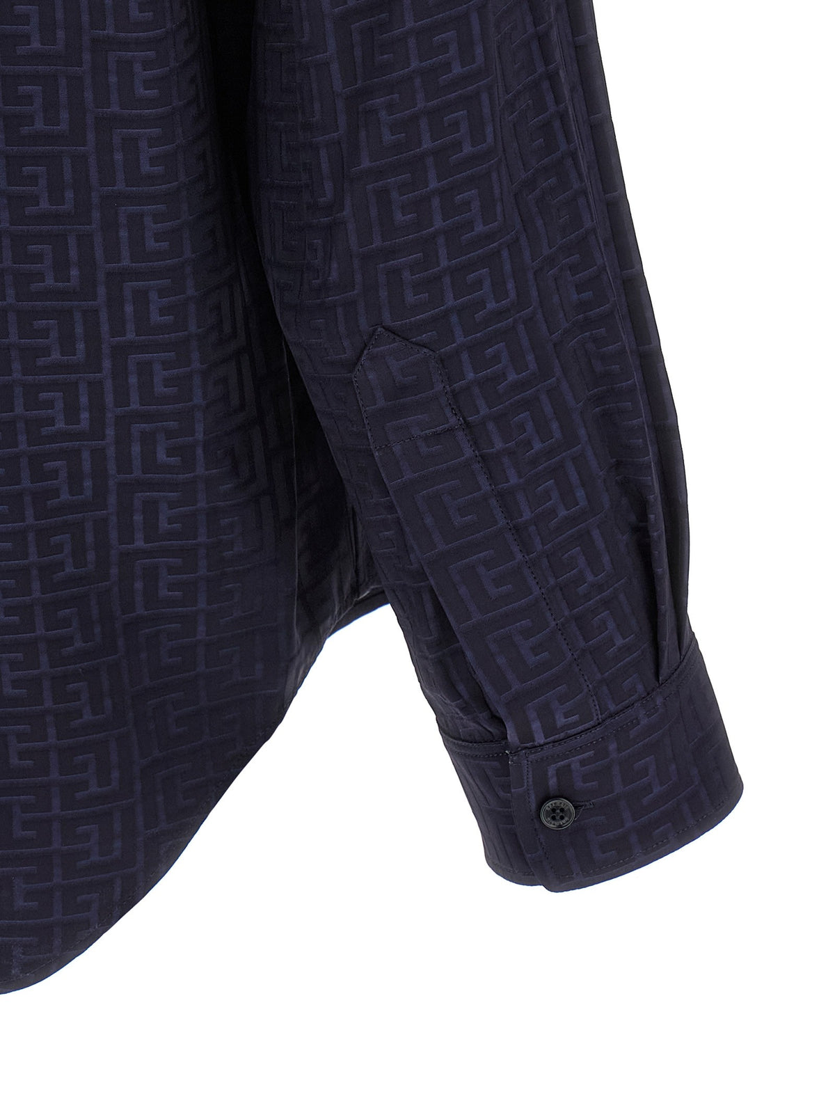 Balmain Monogram Overhemd – Blauw