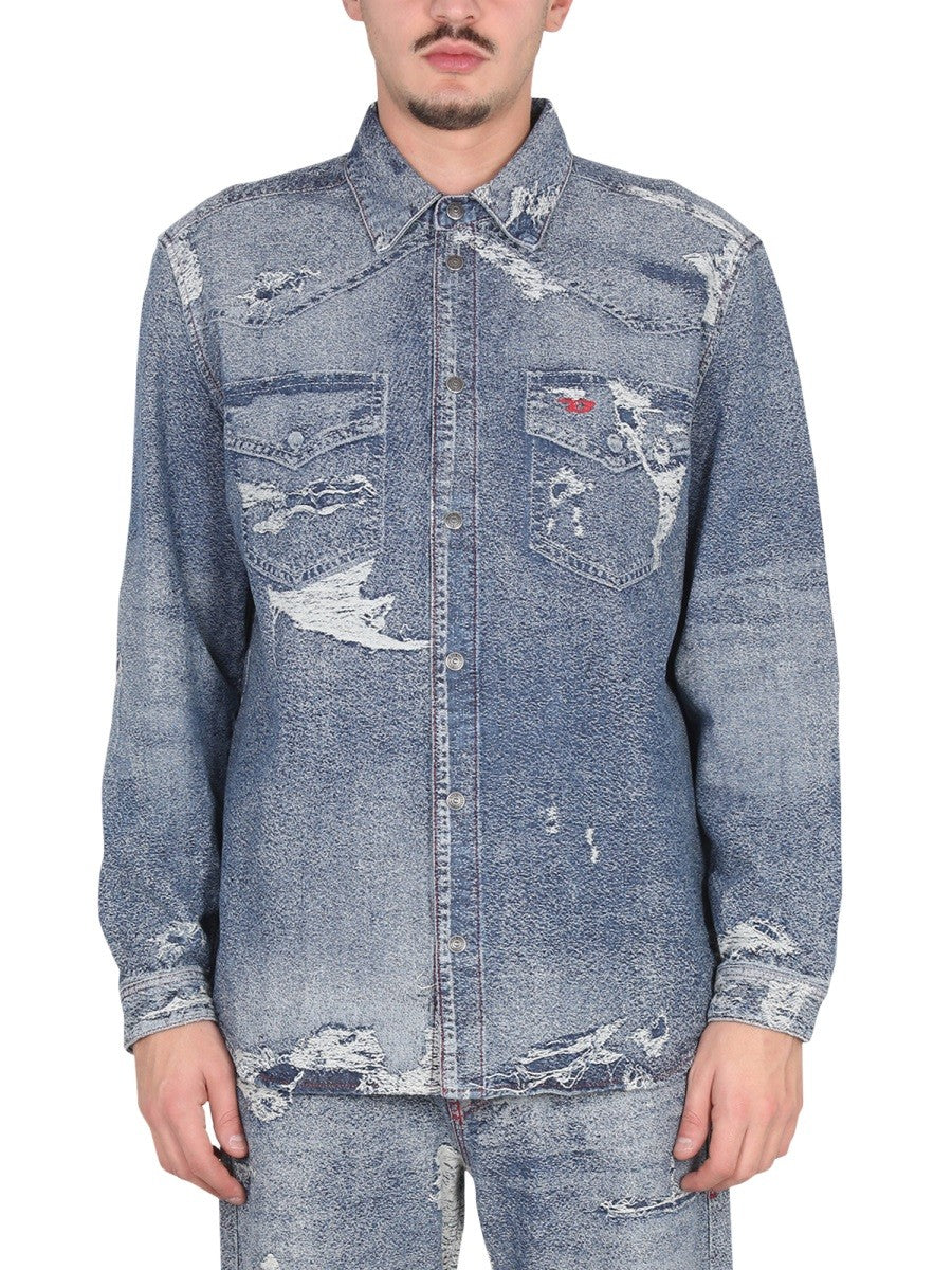 Diesel Spijkeroverhemd – Blauw