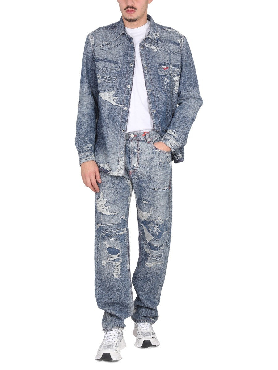 Diesel Spijkeroverhemd – Blauw