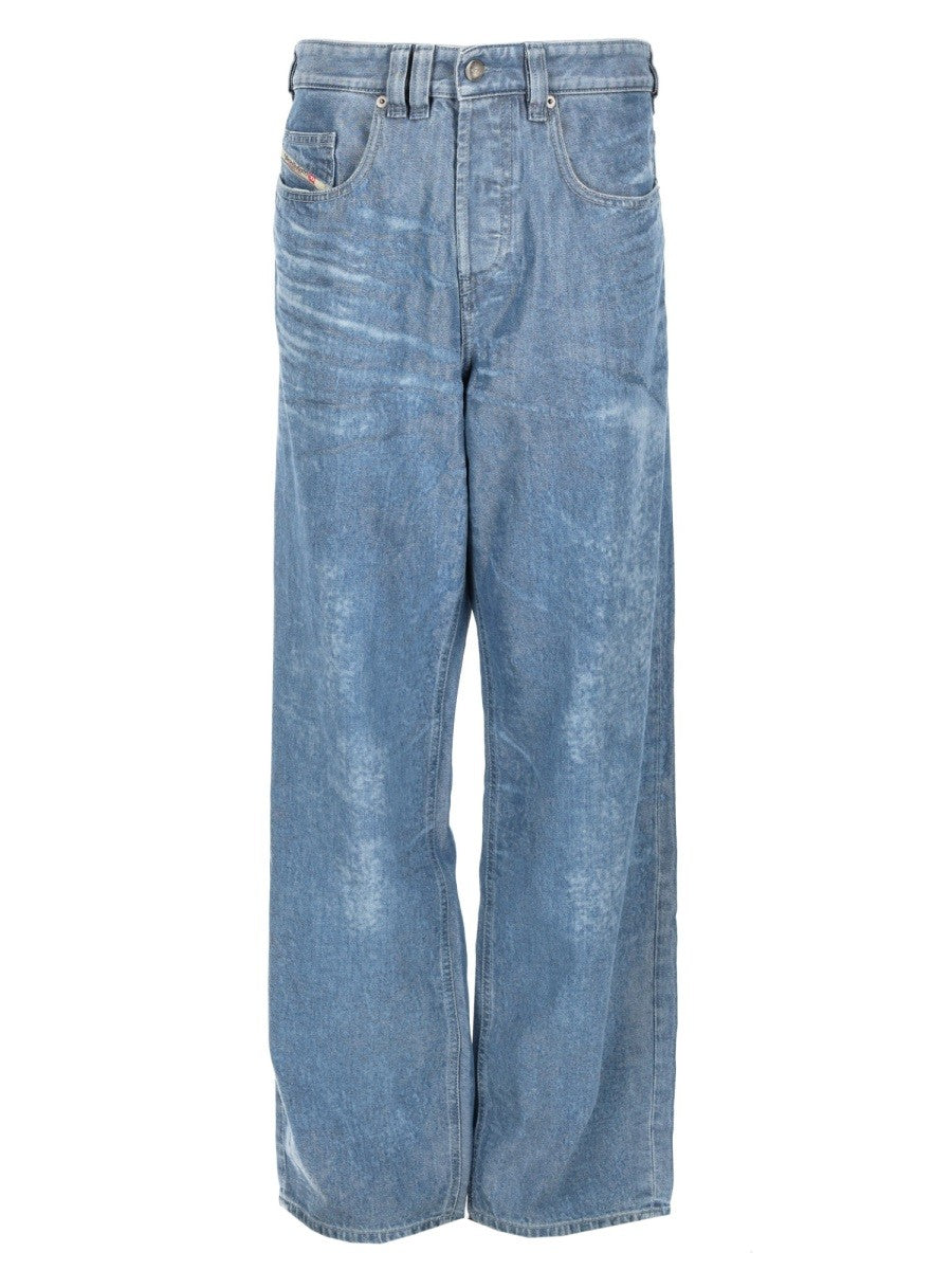 Diesel 2001 D-Macro Jeans – Middenblauw