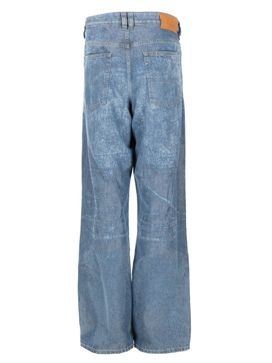 Diesel 2001 D-Macro Jeans – Middenblauw
