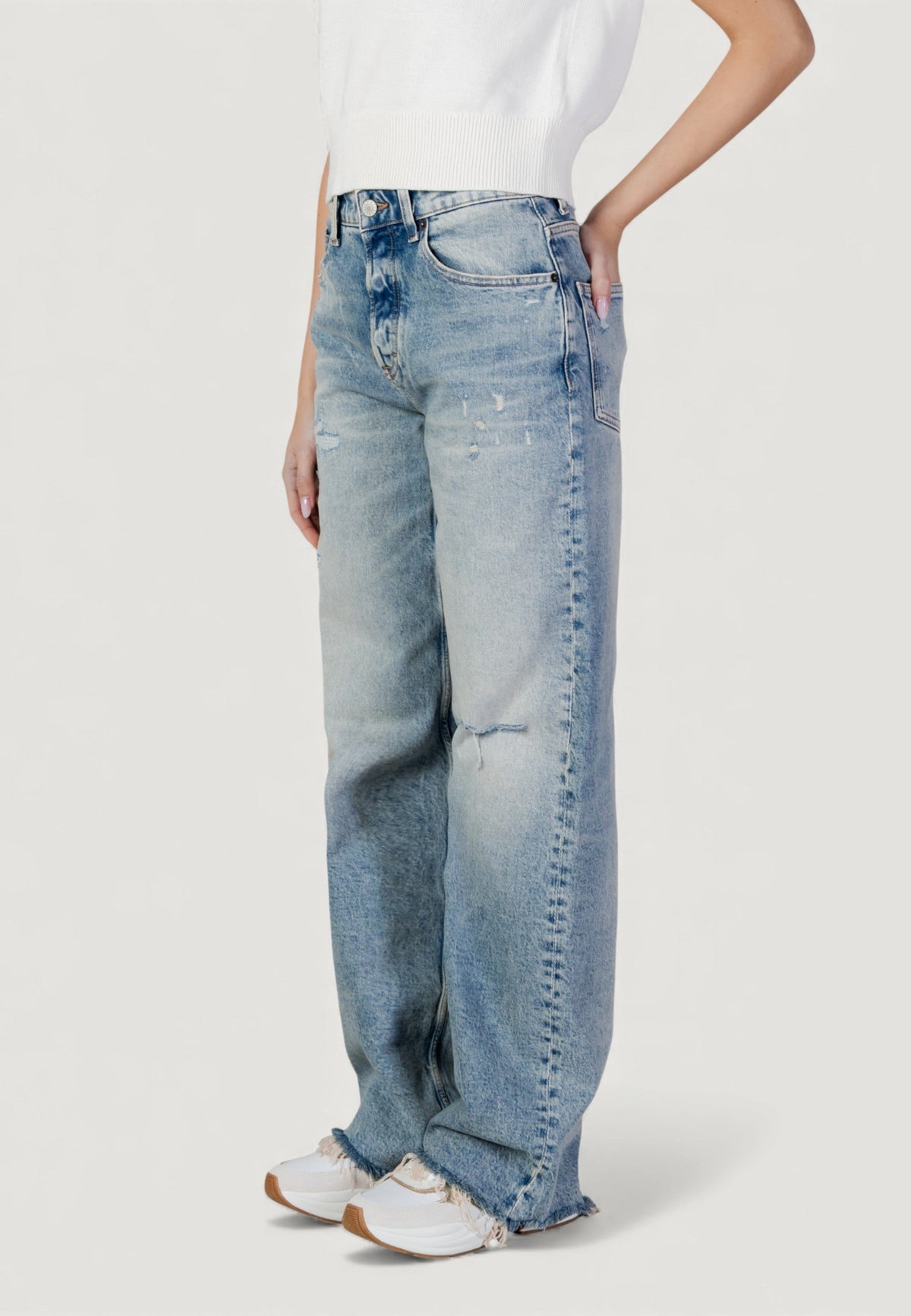 Tommy Hilfiger Bootcut jeans van Biologisch Katoen – Denimblauw