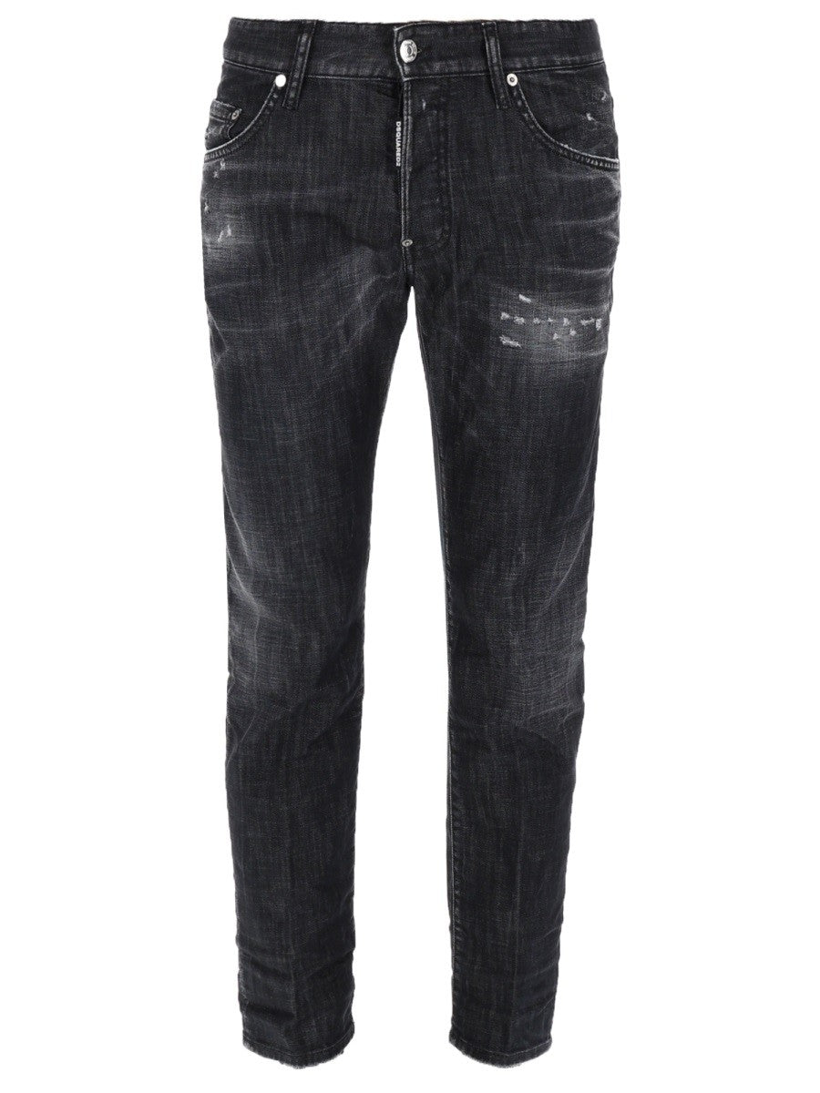 Dsquared2 Jeans met vijf zakken – Zwart
