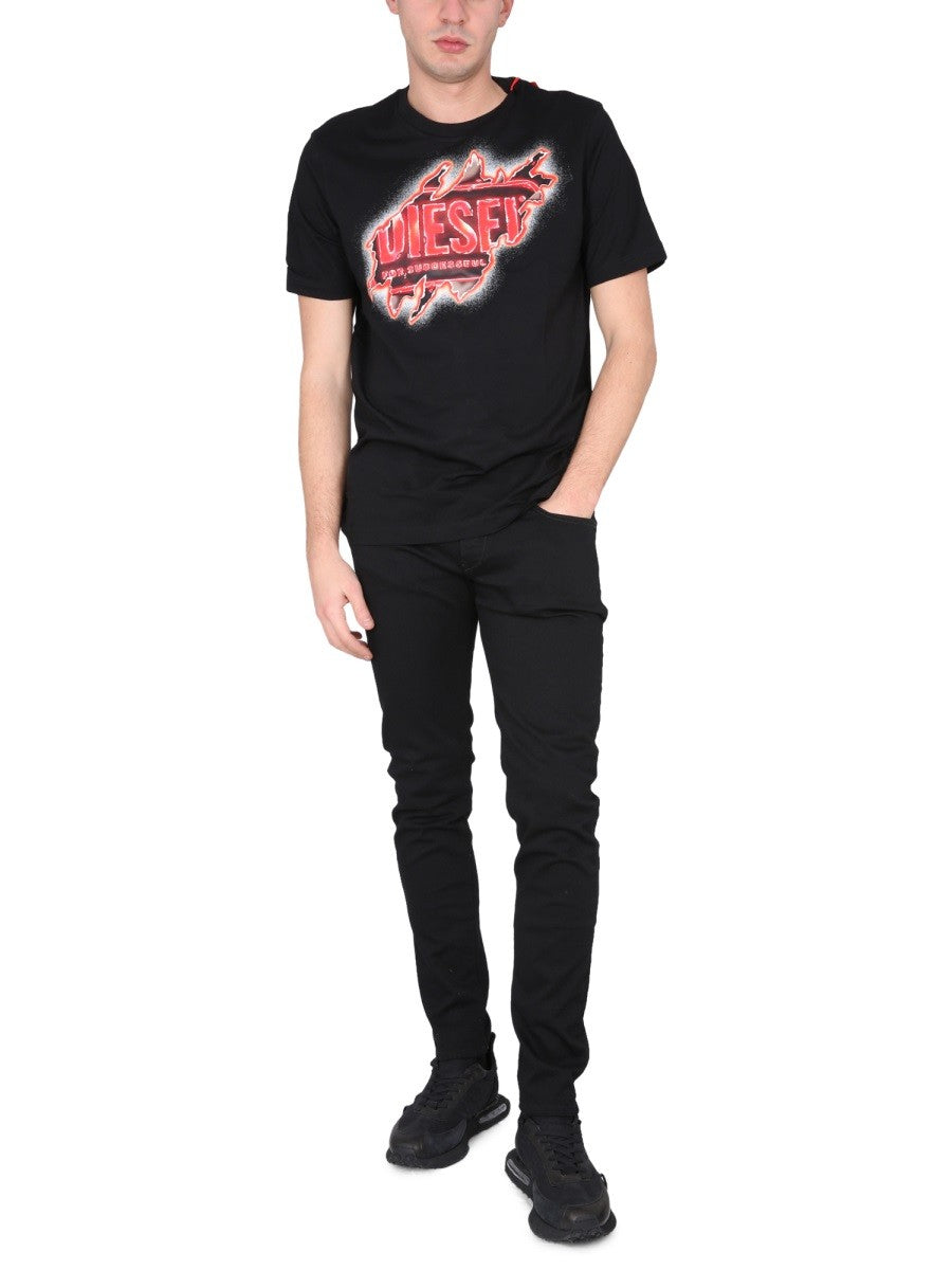 Diesel D-Strukt Jeans – Zwart