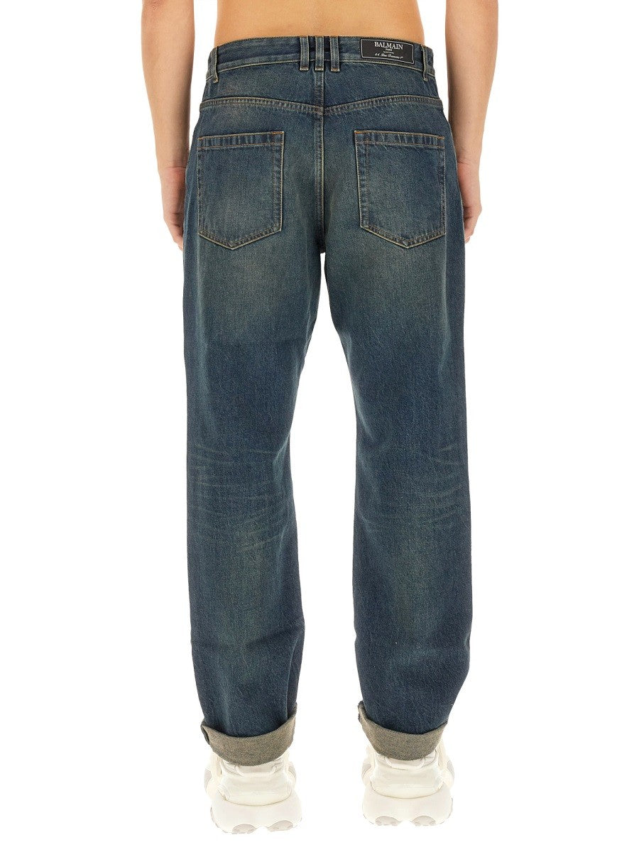 Balmain Spijkerbroek – Middenblauw